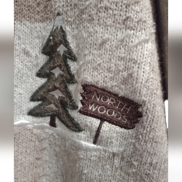 VTG. Y2K Crofts & Barrow Long Sleeve Cardigan Women’s sz. L - Picture 3 of 5